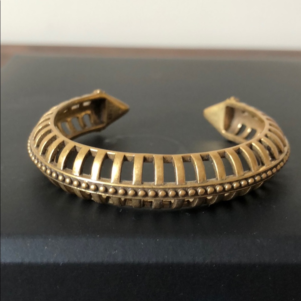 J.crew open cuff cage bracelet